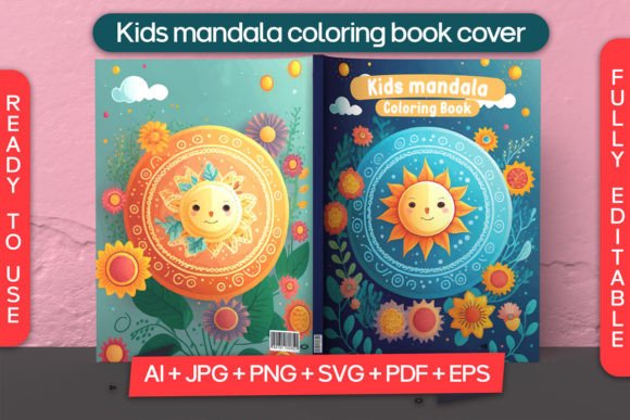 Download Kids Mandala Coloring Book Cover - Kids mandala Collection