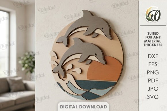 Download Coastal Mosaic Wall Art Laser Cut - Laser cut Collection