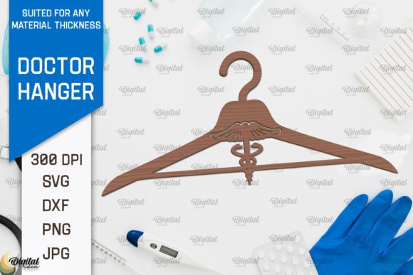 Download Doctor Wooden Hanger Laser Cut Design - Laser cut Collection