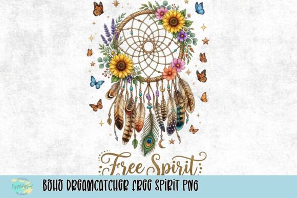 Download Boho Dreamcatcher Free Spirit PNG - Boho dreamcatcher Collection