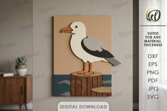 Download Coastal Mosaic Wall Art Laser Cut - Laser cut Collection